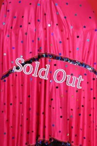 ミラーヤベール（Miraya)　カラフルno.11 ピンク&マルチカラーコイン