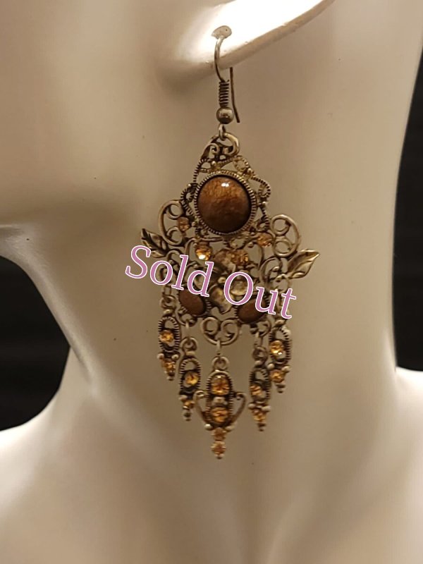 画像1: エジプト製ピアス　No,20