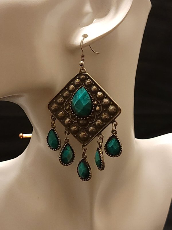 画像1: エジプト製ピアス　No,22