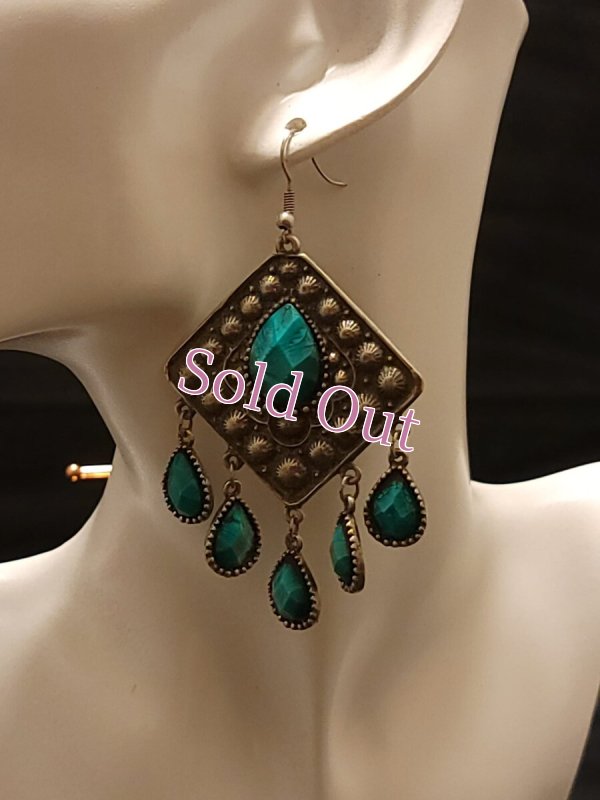 画像1: エジプト製ピアス　No,22