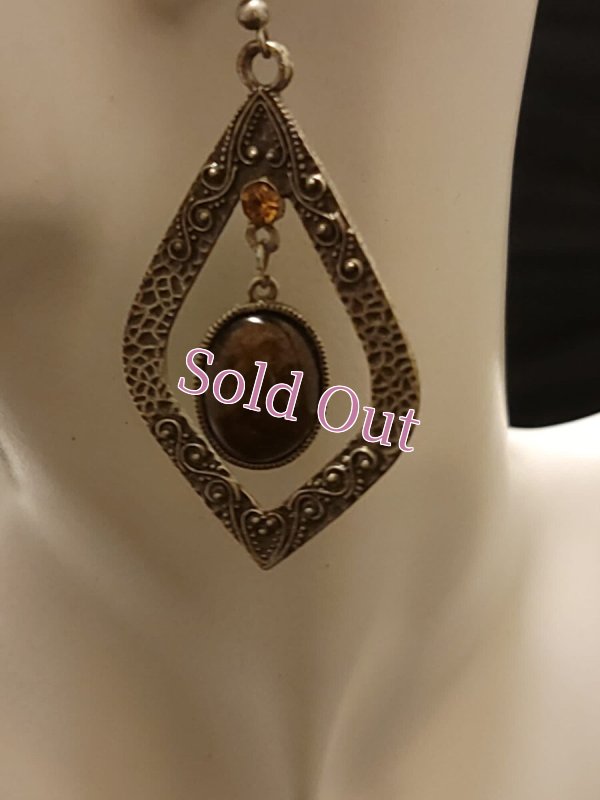 画像1: エジプト製ピアス　No,31