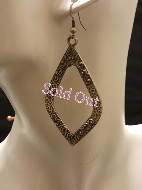 画像1: エジプト製ピアス　No,28