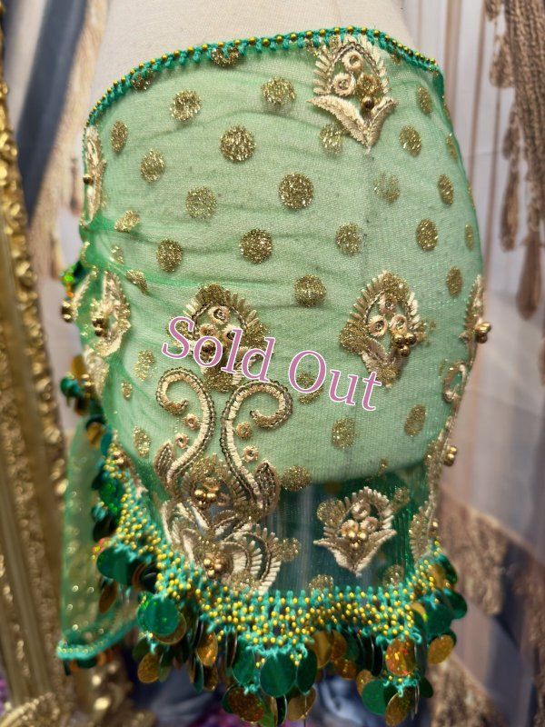 画像2: エジプト製ヒップスカーフ　no.28