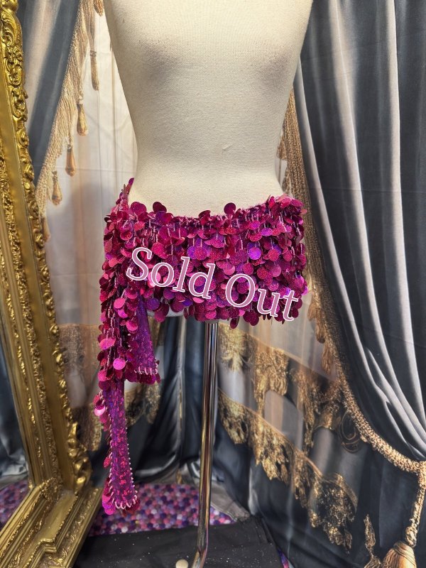 画像1: エジプト製ヒップスカーフ　no.3