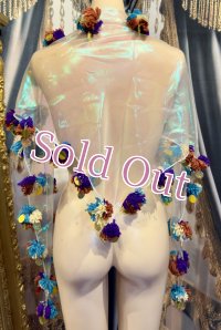 ポンポンコインMIXヘッドスカーフ no.4