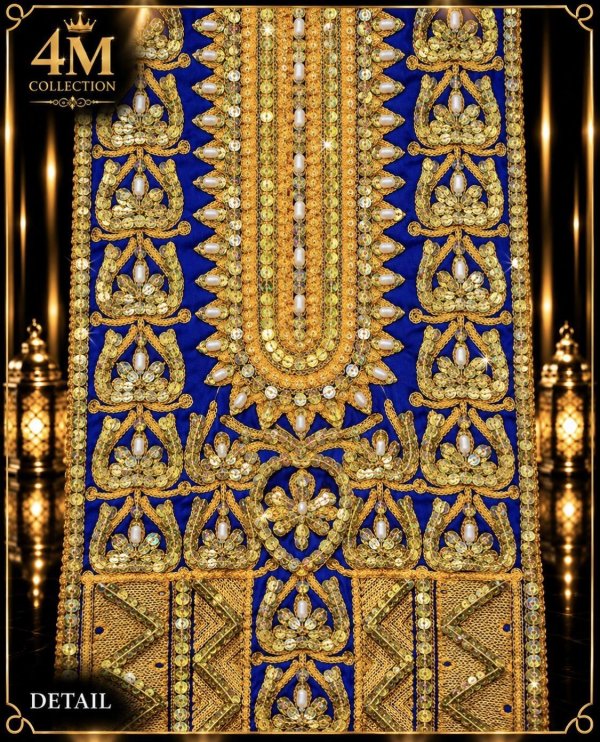 画像7: ハリージ(Khaleej) 　アラベスク柄刺繍