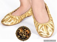 ダンスシューズGOLD