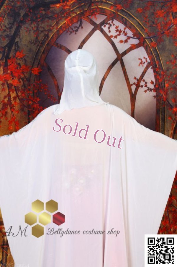 画像6: Abaya(アバヤ)  フード付きホワイト