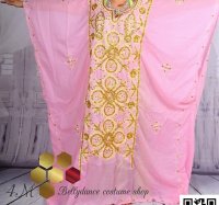 ハリージ(Khaleej) 　丸刺繍　ベビーピンク