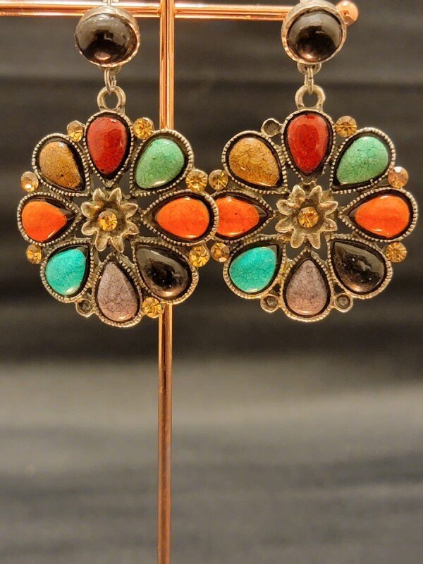 画像2: エジプト製ピアス　No,6