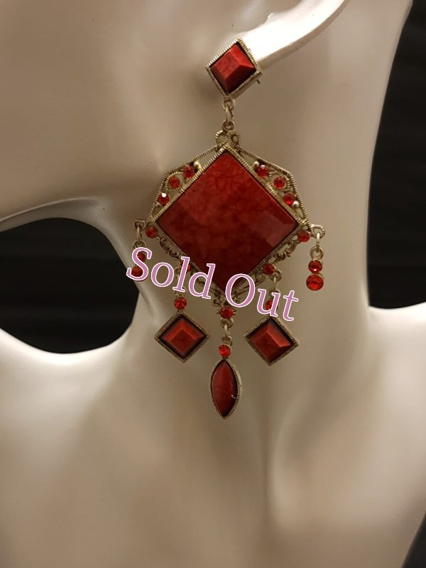 画像1: エジプト製ピアス　No,2