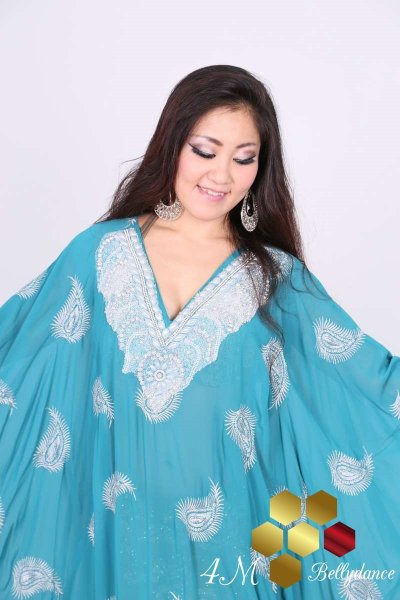 画像2: アバヤ(モダンハリージドレススタイル)2 (2)