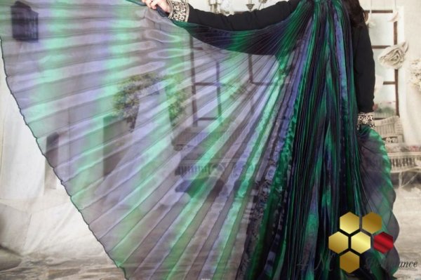 画像2: イシスウィング24 バイカラー(グリーン×パープル) (2)