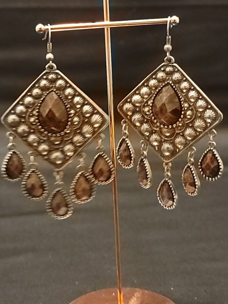 画像2: エジプト製ピアス No,21 (2)