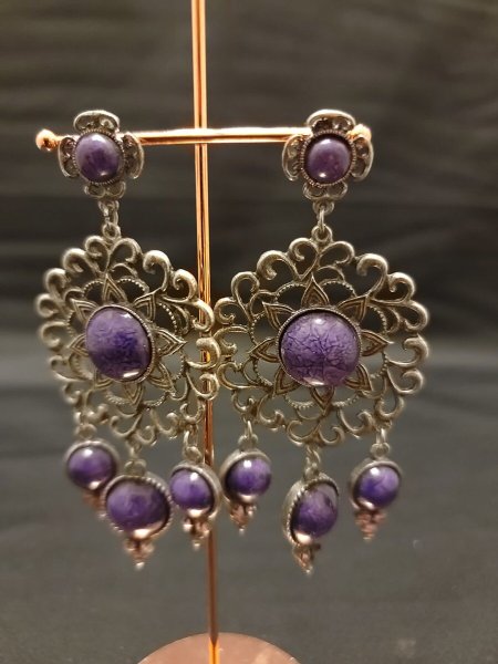 画像2: エジプト製ピアス No,13 (2)