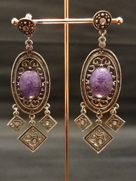 画像2: エジプト製ピアス No,18 (2)