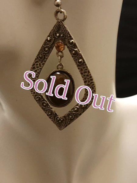 画像1: エジプト製ピアス　No,31 (1)