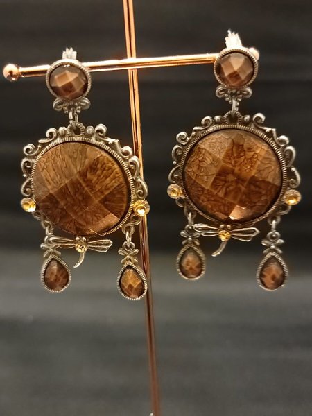 画像2: エジプト製ピアス No,24 (2)