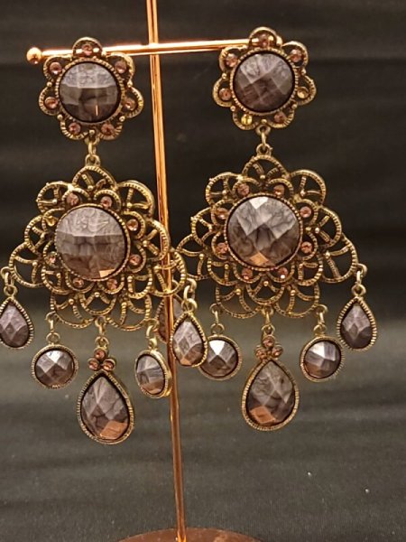 画像2: エジプト製ピアス No,26 (2)