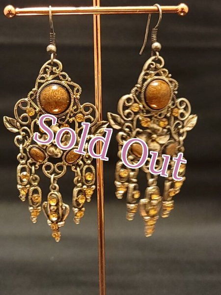 画像2: エジプト製ピアス　No,20 (2)