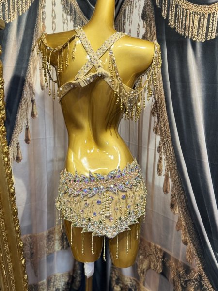 画像5: Aziza（アジーザ）ブラベルト(ゴールドパール)  (5)