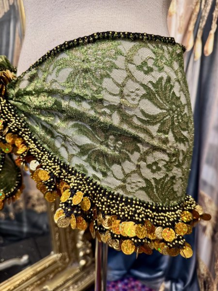 画像2: エジプト製ヒップスカーフ no.11 (2)