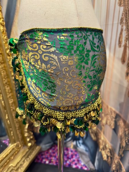 画像2: エジプト製ヒップスカーフ no.26 (2)