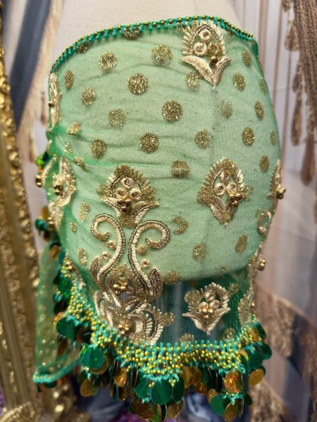 画像2: エジプト製ヒップスカーフ no.28 (2)