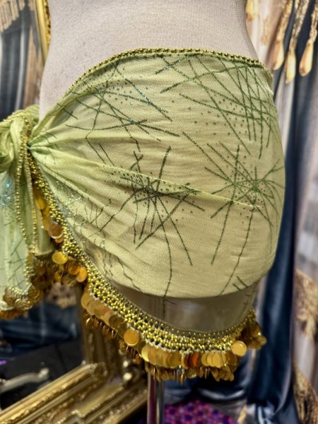 画像2: エジプト製ヒップスカーフ no.13 (2)