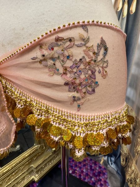 画像2: エジプト製ヒップスカーフ no.4 (2)