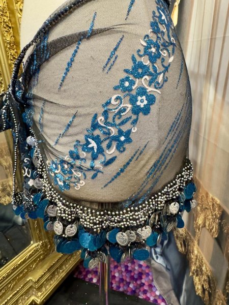 画像2: エジプト製ヒップスカーフ no.30 (2)