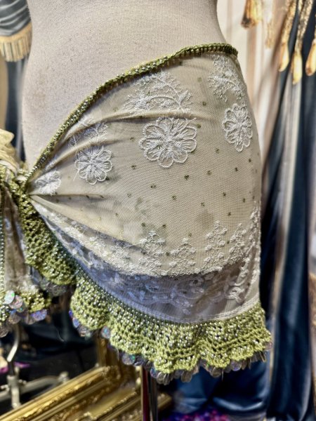 画像2: エジプト製ヒップスカーフ no.9 (2)