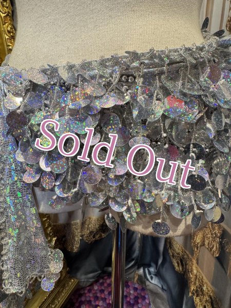 画像2: エジプト製ヒップスカーフ　no.2 (2)