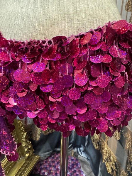 画像2: エジプト製ヒップスカーフ no.3 (2)