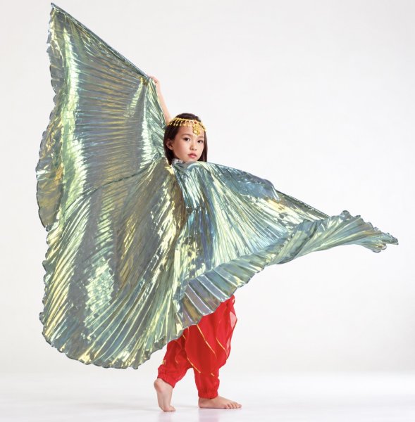 画像2:  《キッズ用》イシスウィング /オーロラオリーブ (2)