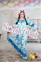 ファラーヒ衣装 Fallahi Dress／Orange | Atelier CHAKA ベリーダンス∞シルクベール