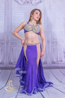 米米米さん専用】エジプト製 ベリーダンス 衣装 紫 米米米さん専用