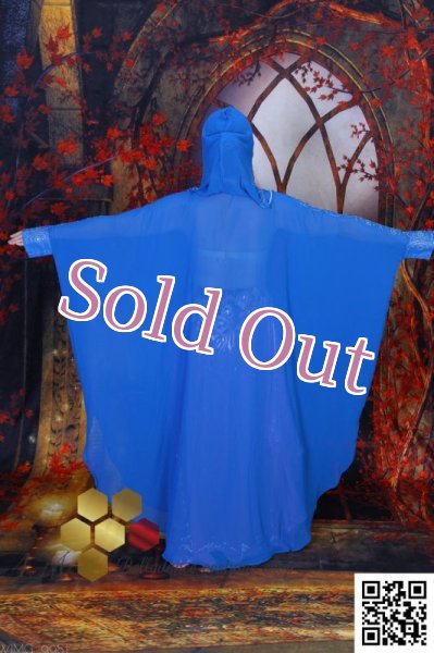 画像4: Abaya(アバヤ)  フード付きライトブルー (4)