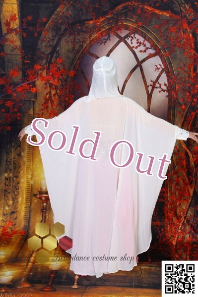 画像5: Abaya(アバヤ)  フード付きホワイト (5)