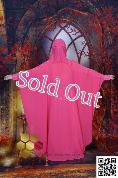 画像4: Abaya(アバヤ)　フード付きピンク (4)