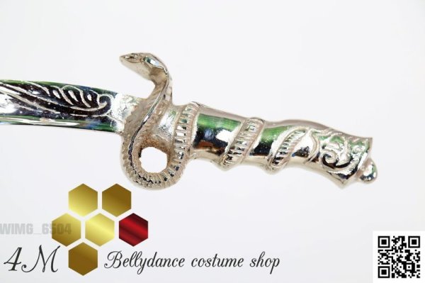 画像2: ベリーダンスソード　シルバースネーク (2)