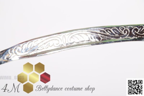 画像4: ベリーダンスソード　シルバースネーク (4)