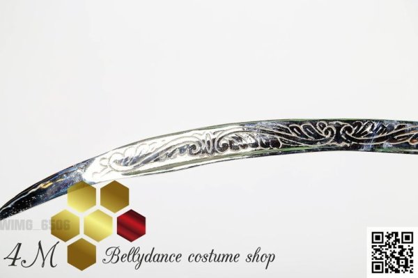 画像3: ベリーダンスソード　シルバースネーク (3)