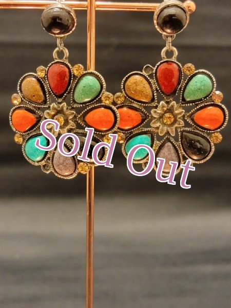 画像2: エジプト製ピアス　No,6 (2)