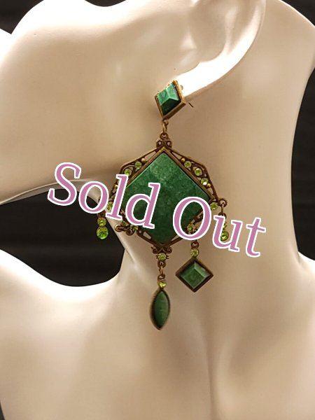 画像1: エジプト製ピアス　No,5 (1)