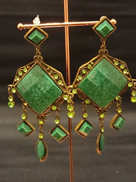 画像2: エジプト製ピアス　No,5 (2)