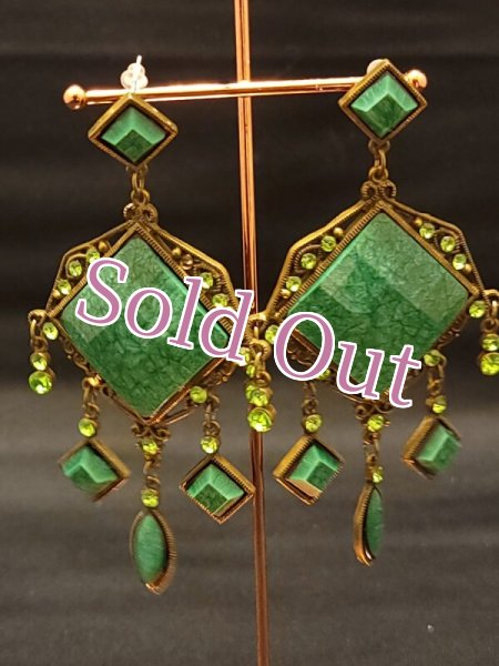 画像2: エジプト製ピアス　No,5 (2)