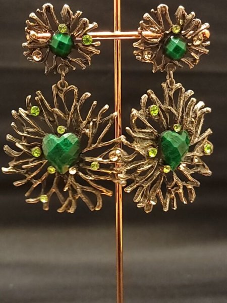 画像2: エジプト製ピアス No,9 (2)